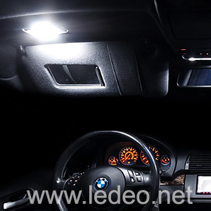 2 ampoules à LED Miroirs de courtoisie  pour BMW  X5  E53