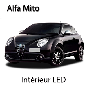 Kit éclairage à LED intérieur complet pour Alfa Romeo Mito