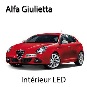 Kit éclairage à LED intérieur complet pour Alfa Romeo Giulietta