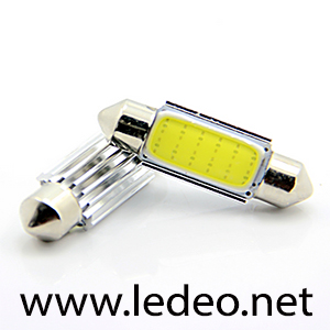 1 ampoule à LED  navettes 41 mm c5w  festoon  à  LED COB