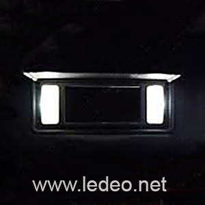 4 ampoules à LED miroir de courtoisie pour Peugeot 406
