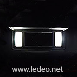 4 ampoules à LED miroir de courtoisie pour Peugeot 4007
