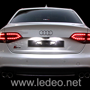 Eclairage de la  plaque à LED pour Audi A4  B8
