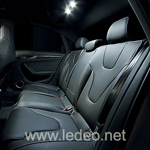 2 ampoules à LED plafonnier arrière  pour Audi A4  B8