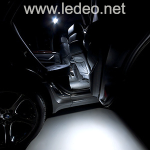 2 ampoules à LED éclairage des bas de porte pour BMW  X5  E70