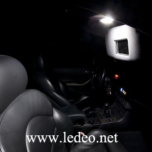 2 ampoules à LED miroir de courtoisie pour Peugeot 4008