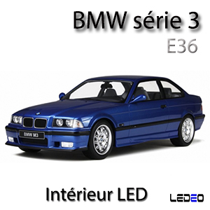 Kit éclairage à LED intérieur  pour BMW série 3 E36