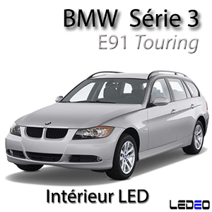 Kit éclairage à LED intérieur  pour BMW série 3 Touring Break E91  kit complet