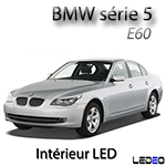 Kit éclairage à LED intérieur  pour BMW série 5 E60  pack Complet