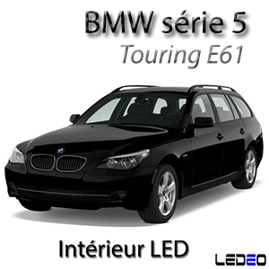 Kit éclairage à LED intérieur  pour BMW série 5 E61 Touring  kit essentiel