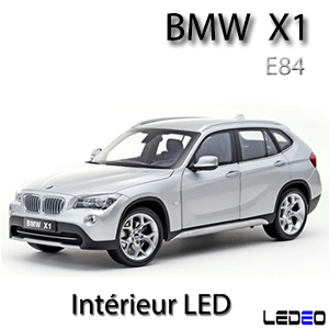 Kit éclairage à LED intérieur pour BMW X1  E84  kit complet