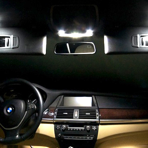 3 ampoules LED plafonnier avant pour BMW  X5  E70