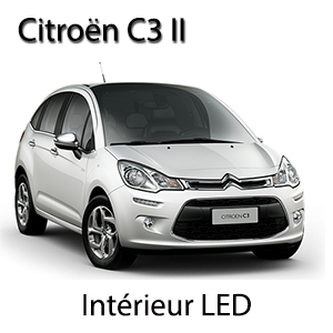 Kit éclairage à LED intérieur  pour Citroën  C3 2 ...