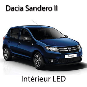Kit éclairage à LED intérieur pour Dacia Sandero 2