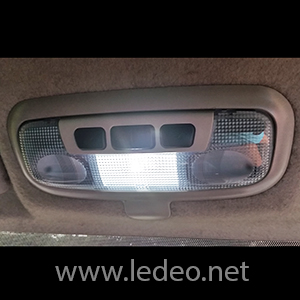 3 ampoules LED plafonnier avant pour  FORD  Fiesta 5