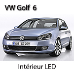 Kit éclairage à LED intérieur  pour Volkswagen Golf 6 ... Pack essentiel