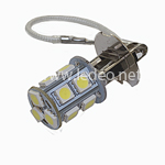 1 ampoule à 13 LED smd  H3  blanc pur feux anti brouillard en feu de jour