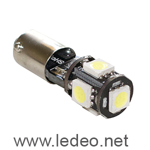 1 ampoule à  LED smd  H6W / BAX9s  veilleuses  blanc pur Anti- erreur