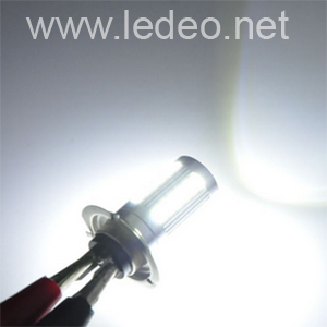 1 ampoule à 18 LED smd  H7  blanc pour les  feux anti brouillard en feux de jour