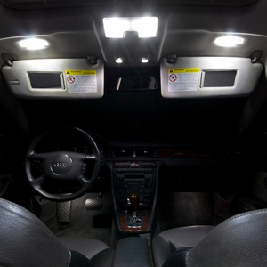 Kit éclairage ampoules à LED intérieur pour Audi A2