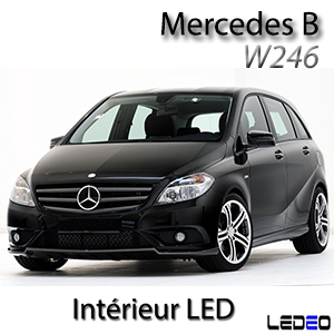 Kit éclairage à LED intérieur pour Mercedes Classe B   W246 ... Pack essentiel