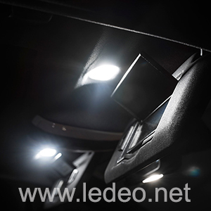 2 ampoules à LED des miroirs de courtoisie pour Mercedes Classe C w204