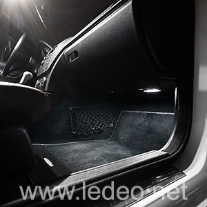 2 ampoules à LED éclairage sol / pieds pour Mercedes Classe C w204