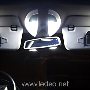 4 ampoules à LED Plafonnier + liseuses avant pour Mercedes Classe E w211 anti  erreur