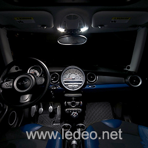 Kit éclairage à LED intérieur pour Mini Cooper 2  R55  R56  R57 ...  Pack luxe