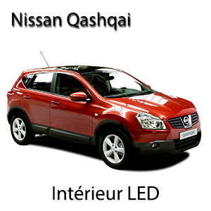 Kit éclairage à LED intérieur pour Nissan Qashqai ...  Pack  complet