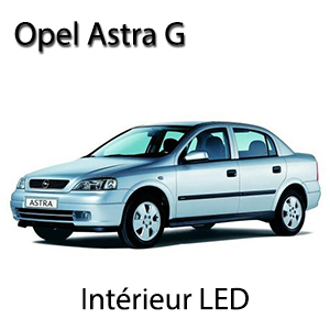 Kit éclairage à LED intérieur  pour Opel Astra G ... Pack essentiel