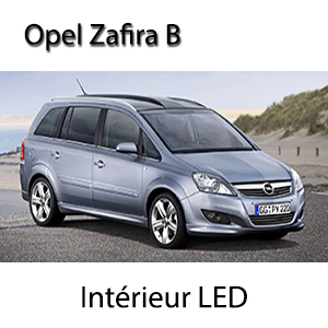Kit éclairage à LED intérieur  pour Opel  Zafira B ... Pack essentiel