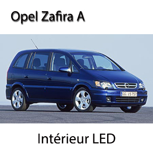 Kit éclairage à LED intérieur  pour Opel Zafira A ... Pack  essentiel