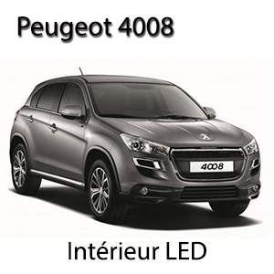 Kit éclairage à LED intérieur  pour Peugeot  4008 ...