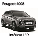 Kit éclairage à LED intérieur  pour Peugeot  4008 ...
