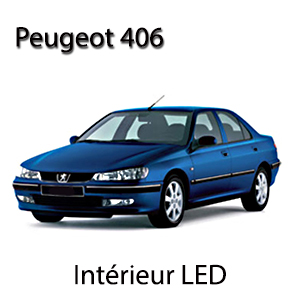 Kit éclairage à LED intérieur  pour Peugeot 406 ... Pack essentiel