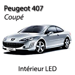 Kit éclairage à LED intérieur  pour Peugeot  407 coupé ... Pack complet