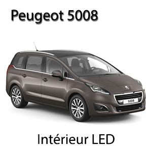Kit éclairage à LED intérieur  pour Peugeot  5008 ... Pack essentiel