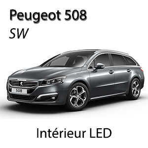 Kit éclairage à LED intérieur  pour Peugeot  508 SW...