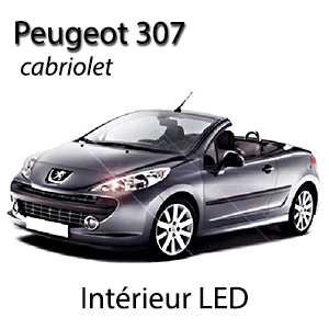 Kit éclairage à LED intérieur  pour Peugeot  307 cc cabriolet