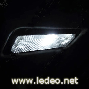2 ampoules à  LED smd  blanc pur, pour plafonnier  Peugeot 106