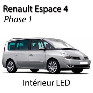 Kit éclairage à LED intérieur  pour Renault Espace 4 phase 1 pack essentiel