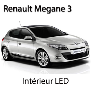 Kit éclairage à LED intérieur  pour Renault Megane 3
