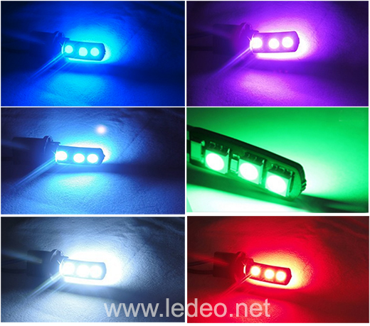 2 ampoules à LED pour  éclairage sol / pieds MINI