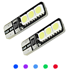 2 ampoules  à  LED smd  w5w / T10  éclairage sol/pieds, Bas de porte