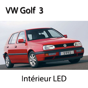 Kit éclairage à LED intérieur  pour Volkswagen Golf 3