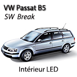 Kit éclairage à LED intérieur  pour Volkswagen Passat B5 sw Break ... Pack complet