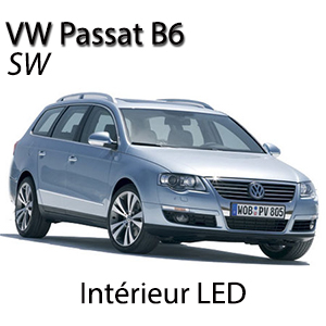 Kit éclairage à LED intérieur  pour Volkswagen Passat B6 SW Break ... Pack complet
