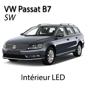 Kit éclairage à LED intérieur  pour Volkswagen Passat B7 sw Break ... Pack essentiel