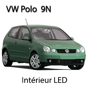 Kit éclairage à LED intérieur  pour Volkswagen Polo 9N